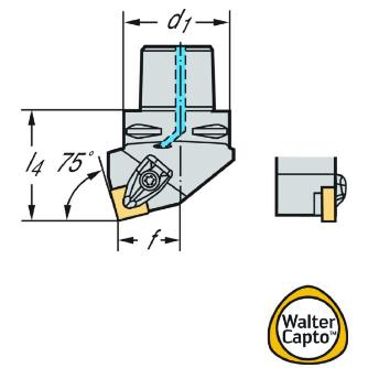 ワルタージャパン（株） 旋削ホルダー リジットクランプ C5 旋削ホルダー　リジットクランプ C5-DSRNL-27060-12