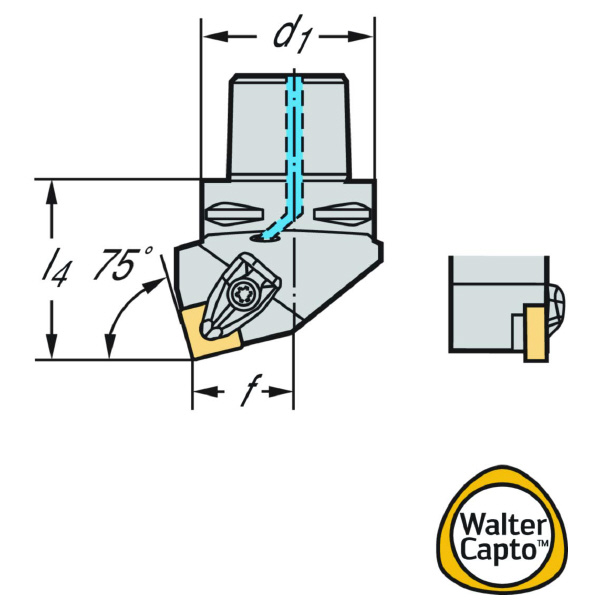 ワルタージャパン（株） 旋削ホルダー リジットクランプ C5 旋削ホルダー　リジットクランプ C5-DSRNL-27060-12