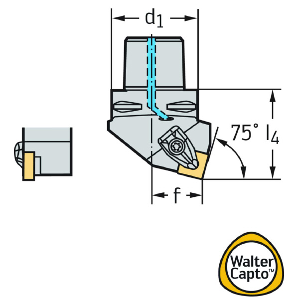 ワルタージャパン（株） 旋削ホルダー リジットクランプ C5 旋削ホルダー　リジットクランプ C5-DSRNR-27060-15