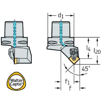 ワルタージャパン（株） 旋削ホルダー リジットクランプ C5 旋削ホルダー　リジットクランプ C5-DSSNR-35050-15