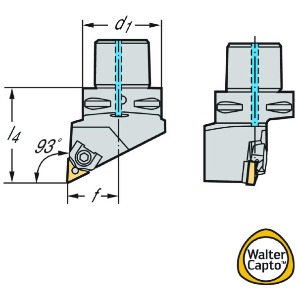 ワルタージャパン（株） 旋削ホルダー ウェッジクランプ C5 旋削ホルダー　ウェッジクランプ C5-MTJNL-35060-16