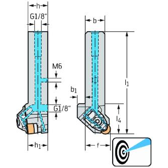 ワルタージャパン（株） シャンク工具 リジットクランプ CRSNR シャンク工具　リジットクランプ CRSNR2525X12-P