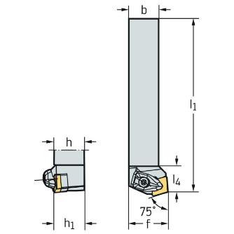 ワルタージャパン（株） シャンク工具 リジットクランプ DCKNR シャンク工具　リジットクランプ DCKNR2525M12