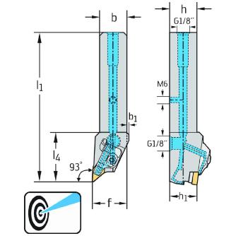 ワルタージャパン（株） シャンク工具 リジットクランプ DDJCL シャンク工具　リジットクランプ DDJCL2020X11-P
