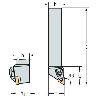 ワルタージャパン（株） シャンク工具 リジットクランプ DDJNR シャンク工具　リジットクランプ DDJNR103A