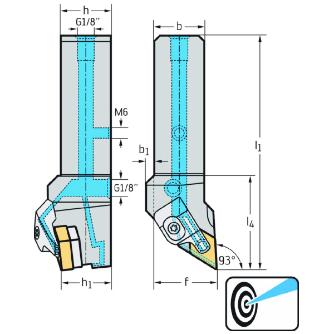 ワルタージャパン（株） シャンク工具 リジットクランプ DDJNR シャンク工具　リジットクランプ DDJNR2525X15-P