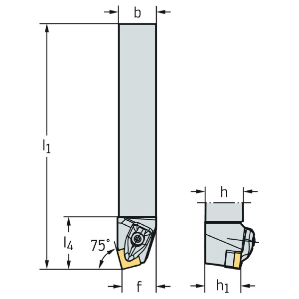 ワルタージャパン（株） シャンク工具 リジットクランプ DSBNL シャンク工具　リジットクランプ DSBNL2525M12