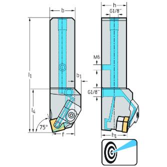 ワルタージャパン（株） シャンク工具 リジットクランプ DSBNL シャンク工具　リジットクランプ DSBNL2525X12-P