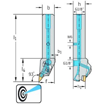 ワルタージャパン（株） シャンク工具 リジットクランプ DVJBL シャンク工具　リジットクランプ DVJBL2020X16-P