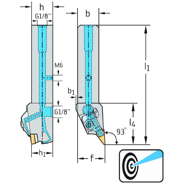 ワルタージャパン（株） シャンク工具 リジットクランプ DVJBR シャンク工具　リジットクランプ DVJBR2020X16-P