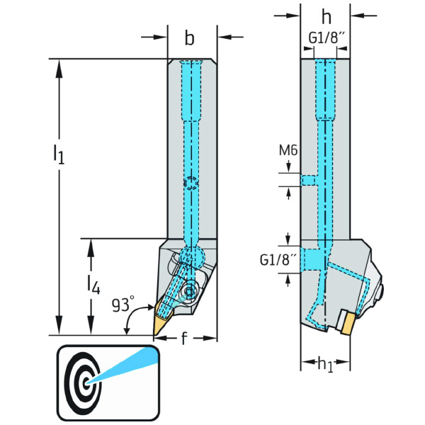 ワルタージャパン（株） シャンク工具 リジットクランプ DVJNL シャンク工具　リジットクランプ DVJNL163D-P