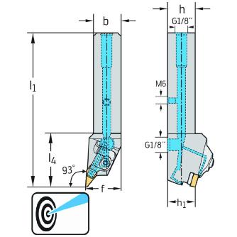ワルタージャパン（株） シャンク工具 リジットクランプ DVJNL シャンク工具　リジットクランプ DVJNL2020X16-P