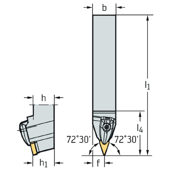 ワルタージャパン（株） シャンク工具 リジットクランプ DVVNN シャンク工具　リジットクランプ DVVNN3225P16