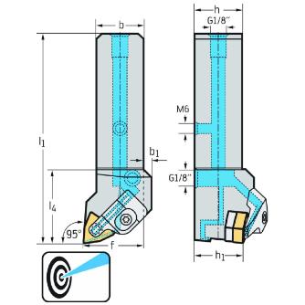 ワルタージャパン（株） シャンク工具 リジットクランプ DWLNL シャンク工具　リジットクランプ DWLNL2020X08-P