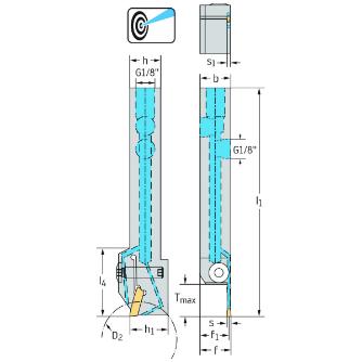 ワルタージャパン（株） シャンク工具 リジットクランプ G1011 シャンク工具　リジットクランプ G1011.1616R-3T12GX24-P