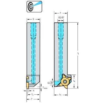 ワルタージャパン（株） シャンク 外径溝加工 G3011 シャンク　外径溝加工 G3011.16L-MX22-2-P