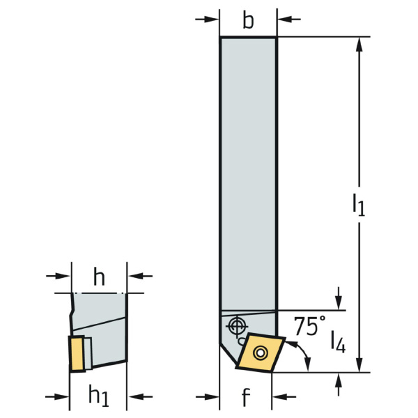 ワルタージャパン（株） シャンクホルダー レバークランプ PCBNR シャンクホルダー　レバークランプ PCBNR3232P16