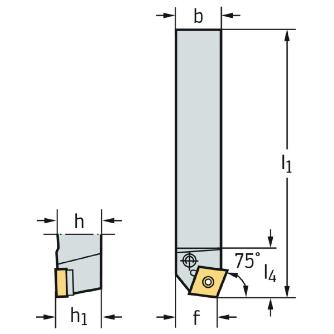 ワルタージャパン（株） シャンクホルダー レバークランプ PCBNR シャンクホルダー　レバークランプ PCBNR3232P19