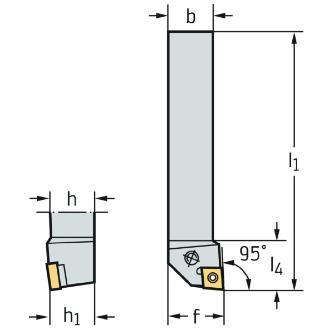 ワルタージャパン（株） シャンクホルダー レバークランプ PCLNR シャンクホルダー　レバークランプ PCLNR2525M09