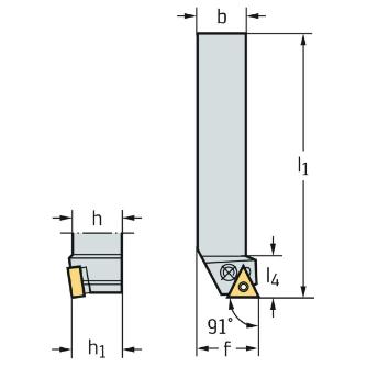 ワルタージャパン（株） シャンクホルダー レバークランプ PTFNR シャンクホルダー　レバークランプ PTFNR1616H16