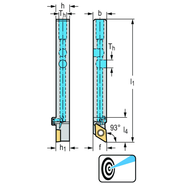 ワルタージャパン（株） シャンクホルダー スクリュークランプ SDJCR シャンクホルダー　スクリュークランプ SDJCR1212J11-S-P