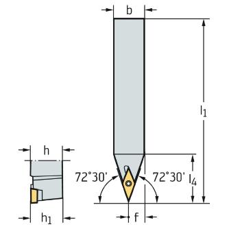 ワルタージャパン（株） シャンクホルダー スクリュークランプ SVVBN シャンクホルダー　スクリュークランプ SVVBN3225P16