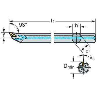 ワルタージャパン（株） ボーリングバー スクリュークランプ A25T ボーリングバー　スクリュークランプ A25T-SDJCL11
