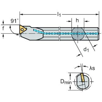 ワルタージャパン（株） ボーリングバー スクリュークランプ A25T ボーリングバー　スクリュークランプ A25T-STFCL16