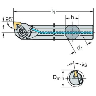 ワルタージャパン（株） ボーリングバー リジットクランプ A32T ボーリングバー　リジットクランプ A32T-DCLNL12