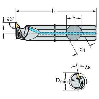 ワルタージャパン（株） ボーリングバー リジットクランプ A40T ボーリングバー　リジットクランプ A40T-DVUNL16
