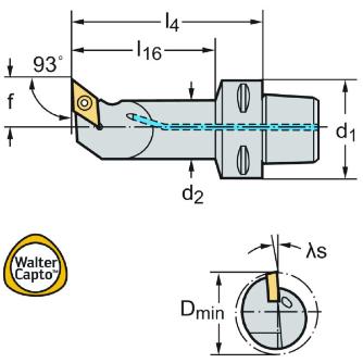 ワルタージャパン（株） ボーリングバー スクリュークランプ C5 ボーリングバー　スクリュークランプ C5-SDUCL-17090-11