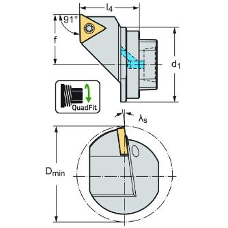 ワルタージャパン（株） 交換式ヘッド スクリュークランプ Q25 交換式ヘッド　スクリュークランプ Q25-STFCL-17020-11