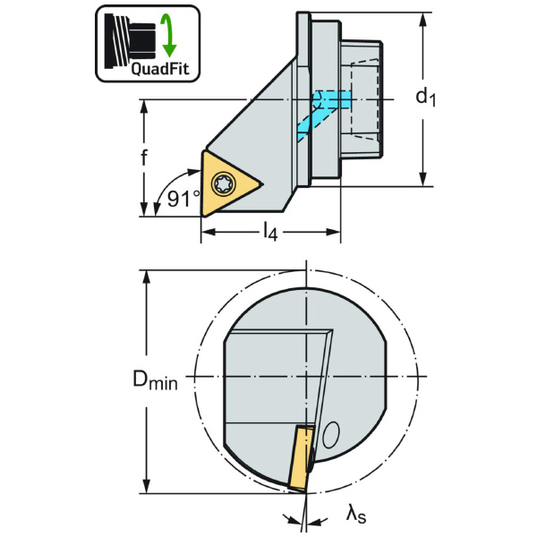 ワルタージャパン（株） 交換式ヘッド スクリュークランプ Q25 交換式ヘッド　スクリュークランプ Q25-STFCR-17020-11