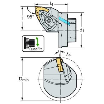 ワルタージャパン（株） 交換式ヘッド リジットクランプ Q32 交換式ヘッド　リジットクランプ Q32-DWLNL-22035-08