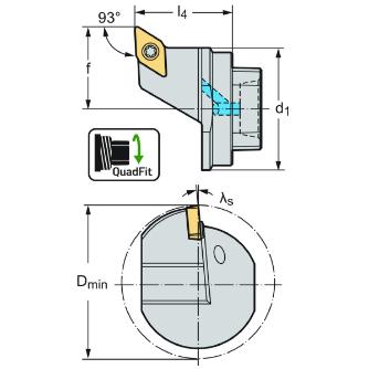 ワルタージャパン（株） 交換式ヘッド スクリュークランプ Q32 交換式ヘッド　スクリュークランプ Q32-SDUCL-22032-11