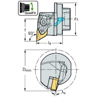 ワルタージャパン（株） 交換式ヘッド リジットクランプ Q40 交換式ヘッド　リジットクランプ Q40-DDUNR-27032-15