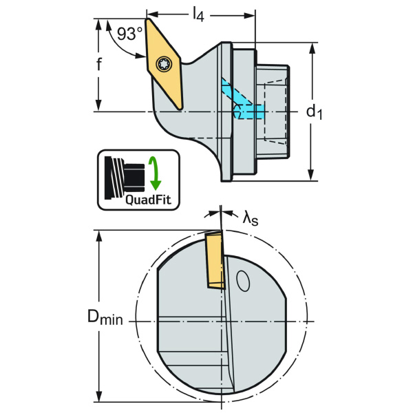 ワルタージャパン（株） 交換式ヘッド スクリュークランプ Q50 交換式ヘッド　スクリュークランプ Q50-SVUBL-32032-16