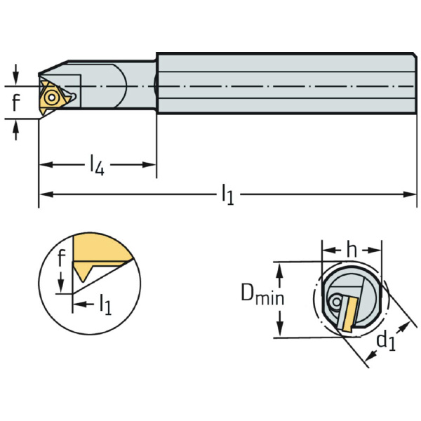 ワルタージャパン（株） ボーリングバー めねじ S32S ボーリングバー　めねじ S32S-NTS-IR22-39