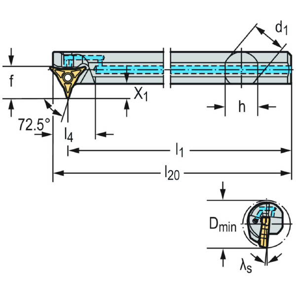 ワルタージャパン（株） ボーリングバー 倣い旋削システム W1210 ボーリングバー　倣い旋削システム W1210-25TR-WL25