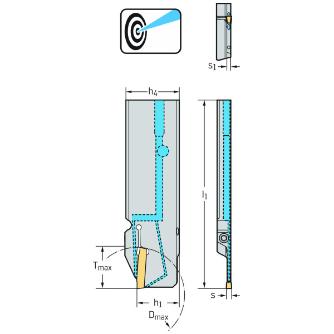 ワルタージャパン（株） 強化型突切りブレード コントラ G1041 強化型突切りブレード　コントラ G1041.26R-3T23GX24C-P