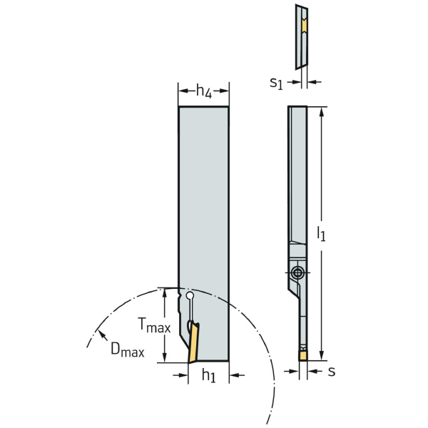 ワルタージャパン（株） 強化型突切りブレード G1041 強化型突切りブレード G1041.32R-2T32GX24C
