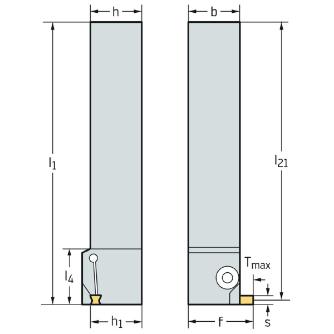 ワルタージャパン（株） シャンク工具 汎用 90° G1521 シャンク工具　汎用　９０° G1521.12R-T6GX24