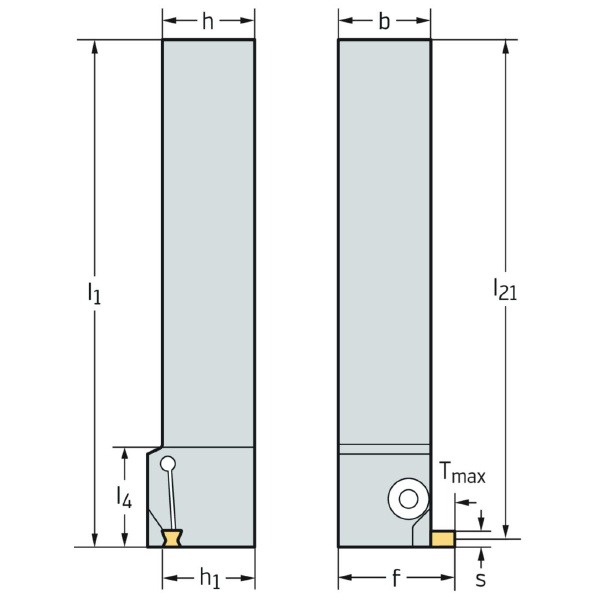ワルタージャパン（株） シャンク工具 汎用 90° G1521 シャンク工具　汎用　９０° G1521.2020R-T6GX24