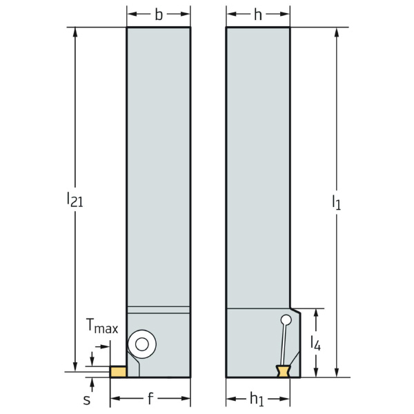 ワルタージャパン（株） シャンク工具 汎用 90° G1521 シャンク工具　汎用　９０° G1521.2525L-T6GX24