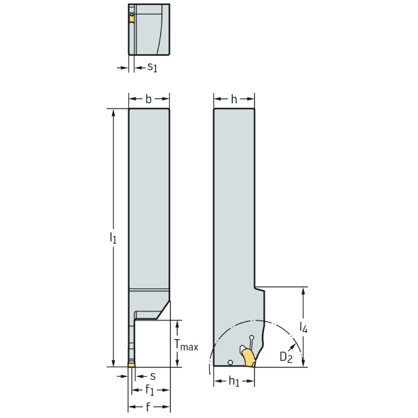 ワルタージャパン（株） シャンク工具 外径溝加工 G2012 シャンク工具　外径溝加工 G2012.16L-3T33SX