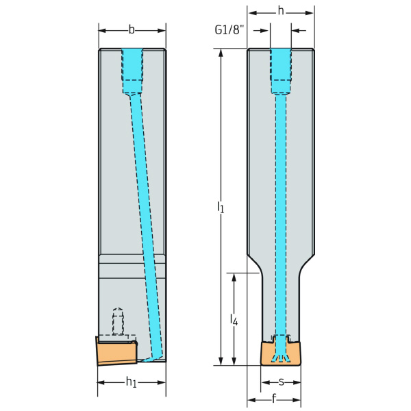 ワルタージャパン（株） シャンク工具 外径溝加工 G2016 シャンク工具　外径溝加工 G2016-2525N-12T40UX-P