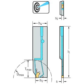ワルタージャパン（株） 強化型突切りブレード G2042 強化型突切りブレード G2042.26R-3T33SX-P