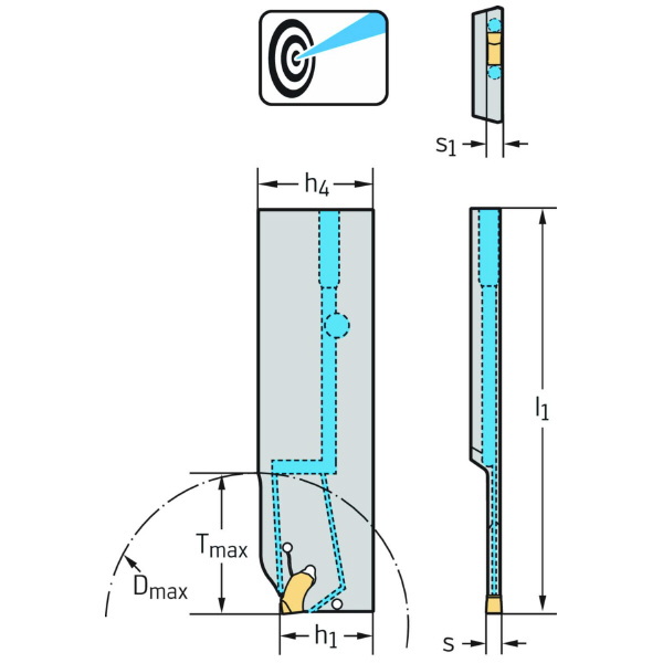 ワルタージャパン（株） 強化型突切りブレード G2042 強化型突切りブレード G2042.26R-3T33SX-P