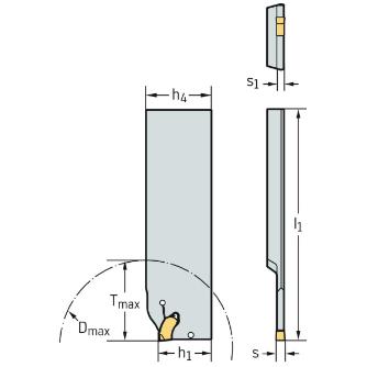 ワルタージャパン（株） 強化型突切りブレード G2042 強化型突切りブレード G2042.32R-1.5T20SX