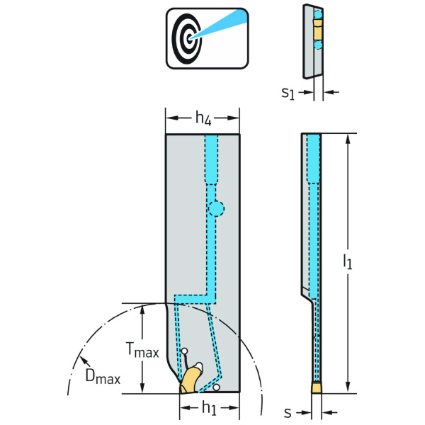 ワルタージャパン（株） 強化型突切りブレード コントラ G2042 強化型突切りブレード　コントラ G2042.32R-3T33SX-C-P